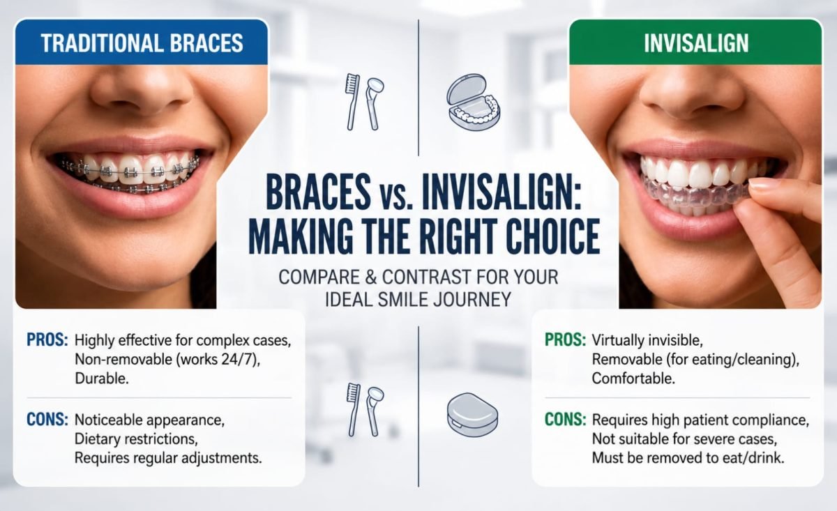 Braces vs Invisalign: Choosing the Right Aligner