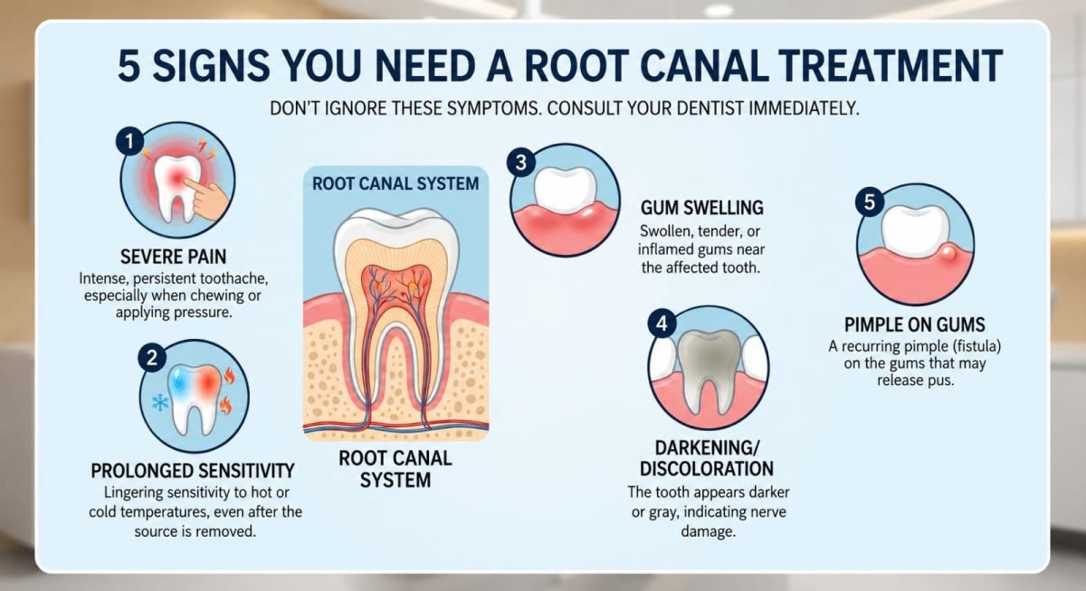 5 Signs You Need a Root Canal Treatment (RCT)