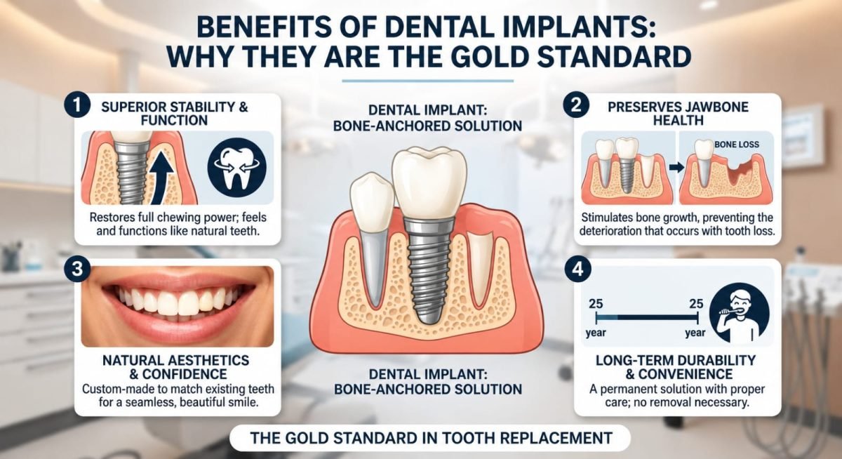Benefits of Dental Implants: Why They Are the Gold Standard